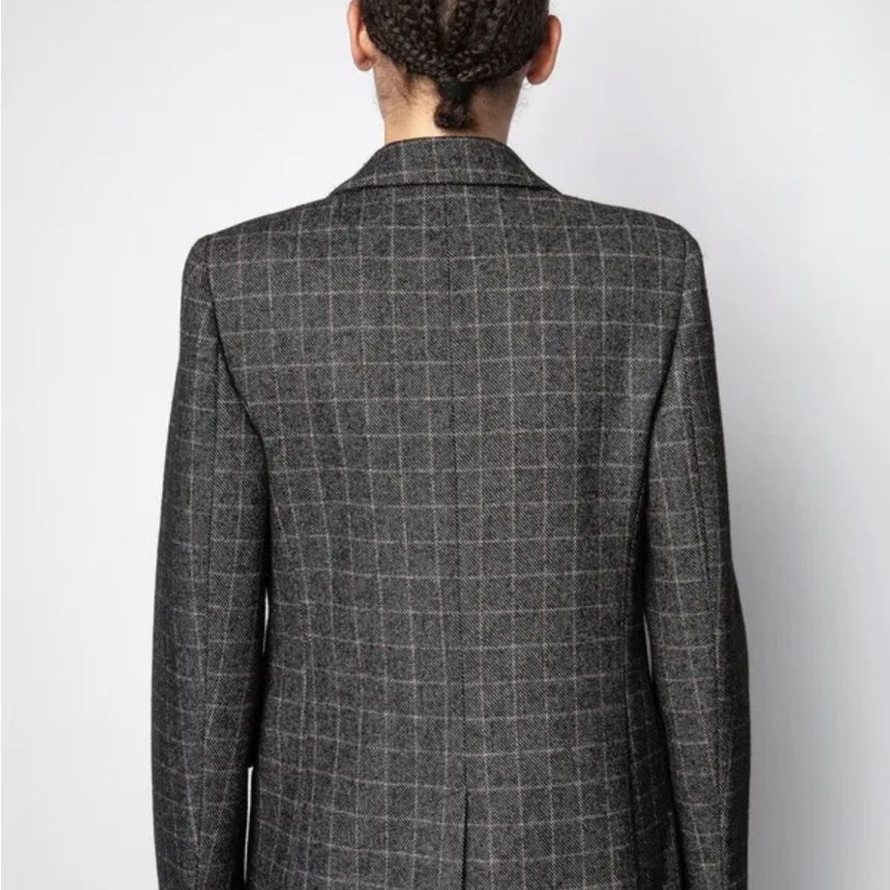 Brand new w/ tags! Zadig & Voltaire Victor Jacket Size 34 Wool Blend Blazer $448 - Picture 4 of 6